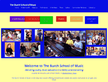 Tablet Screenshot of burchschool.com